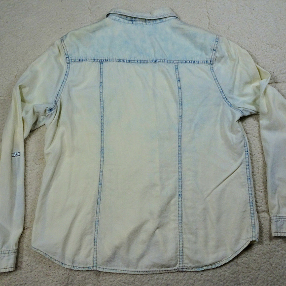 Women's Western Pearl Snap Wet Seal Shirt X-Large - Picture 2 of 5